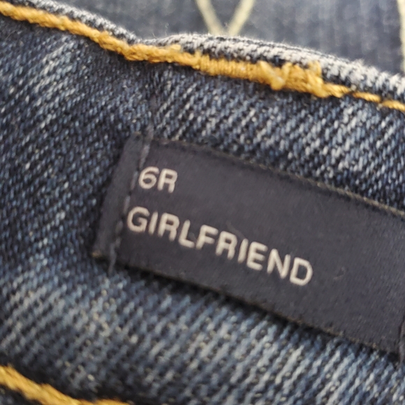 GAP Girlfriend Women's Cropped Blue Jeans Size 6 - Picture 9 of 9